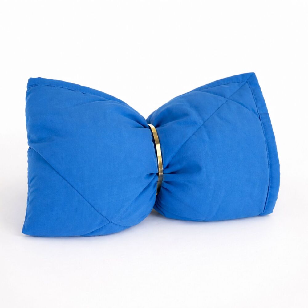 Pottery Barn Teen Pillow Sham,‎ Blue Quilted Padded Standard Case 20x26